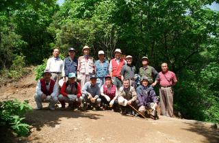 전직장성과의 수리산 등반