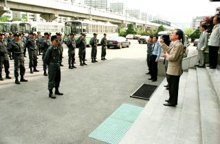 군포경찰서 전경대 위문
