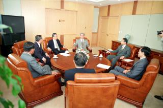 건설교통부장관 부곡복합화물터미널 방문