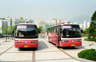 공항버스 시승식