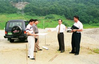 시장님 시민체육광장 순시