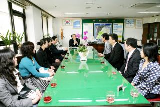 흥진초 자매학교 중국소학교 방문단 접견