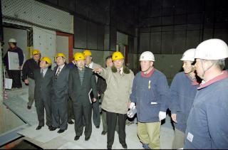 시민회관 공사장 부시장님 순시