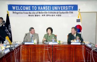 해외 자매단체 벨빌시,클락스빌시 한세대 방문