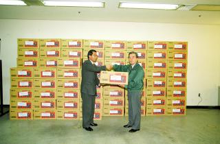 금천라이온스 위문품 전달식