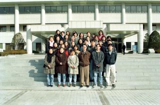 아르바이트학생 기념촬영