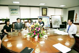 중국 탁구지도자 방문접견