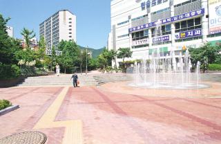 궁내동 문화의 거리 전경