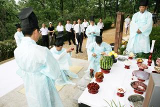 금정 도당대산 축제 및 송길준 선생 송덕비 제막식