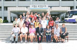 미국 클락스빌시 홈스테이 학생 방문 접견