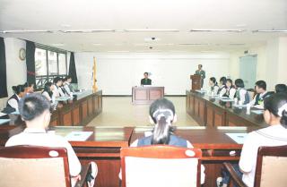 청소년 상담실 청소년 기자단 위촉장