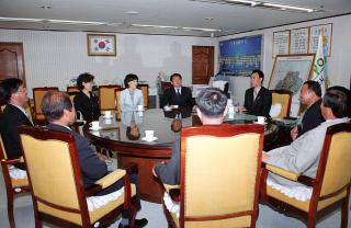 군포시민 대축제 자매단체 방문