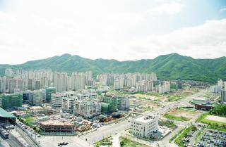 산본신도시 및 청사 전경