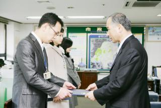 인사발령 임용장 교부(복직,파견)