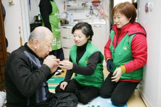 광정동부녀회 사랑의 야쿠르트 배달