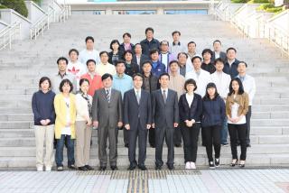 정년퇴직 기념촬영