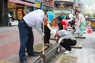 희망근로사업 현장체험(중심상가,대야동)