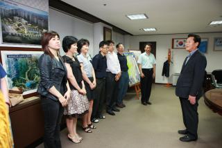 생활체육협의회 도지사기 볼링대회 출전선수 격려