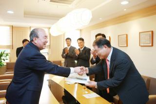 GTX조기착공을 위한 서명부 제출(국토해양부장관)