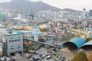 당정공업지역 전경(마벨,벌터마을)