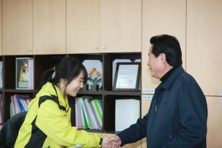 사회복지기관 순회 신년인사