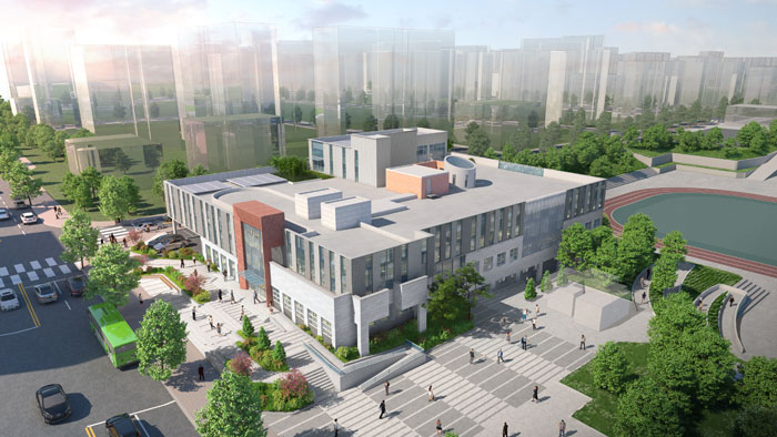 산본도서관조감도 이미지